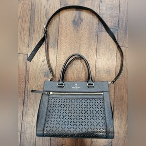 Kate Spade black purse with crossbody strap